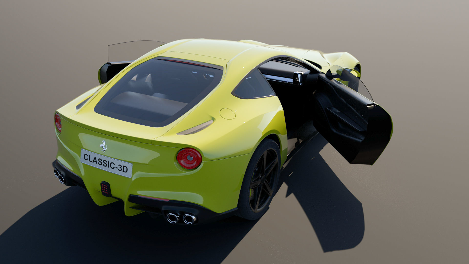 Ferrari sports car 3D model_15