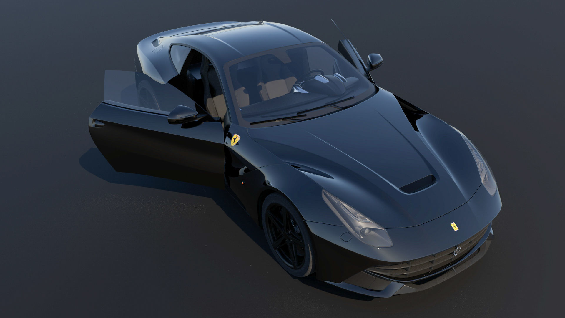 Ferrari sports car 3D model_17