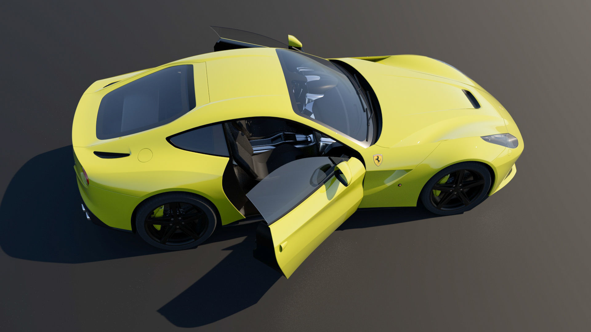 Ferrari sports car 3D model_13