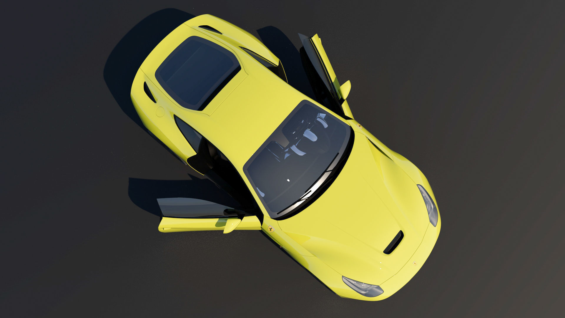 Ferrari sports car 3D model_8
