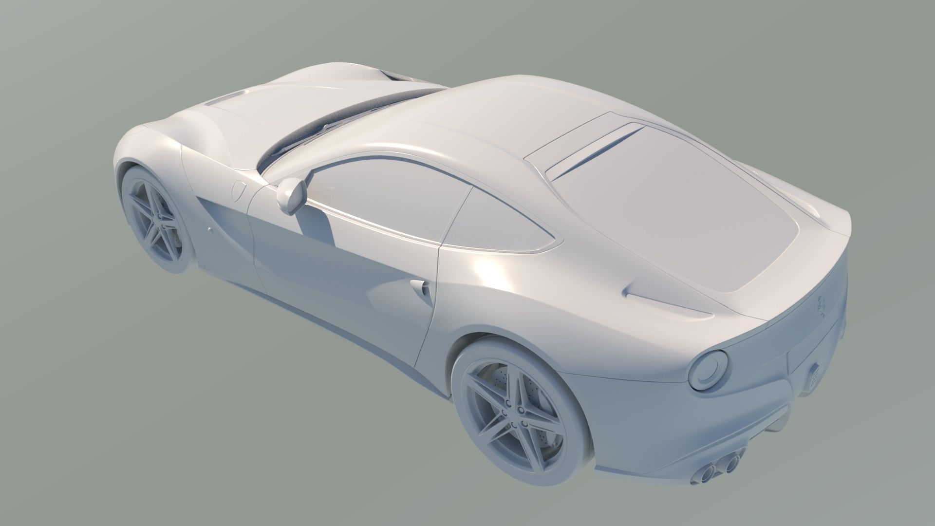 Ferrari sports car 3D model_23
