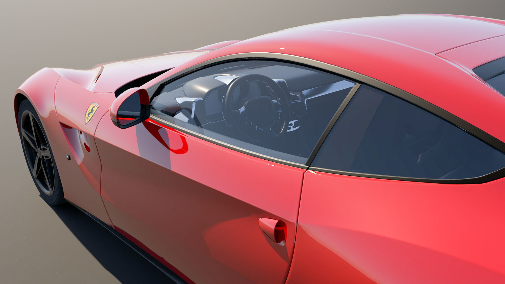 Ferrari sports car 3D model_14