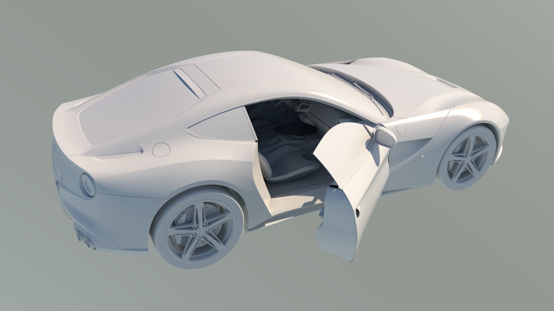 Ferrari sports car 3D model_22