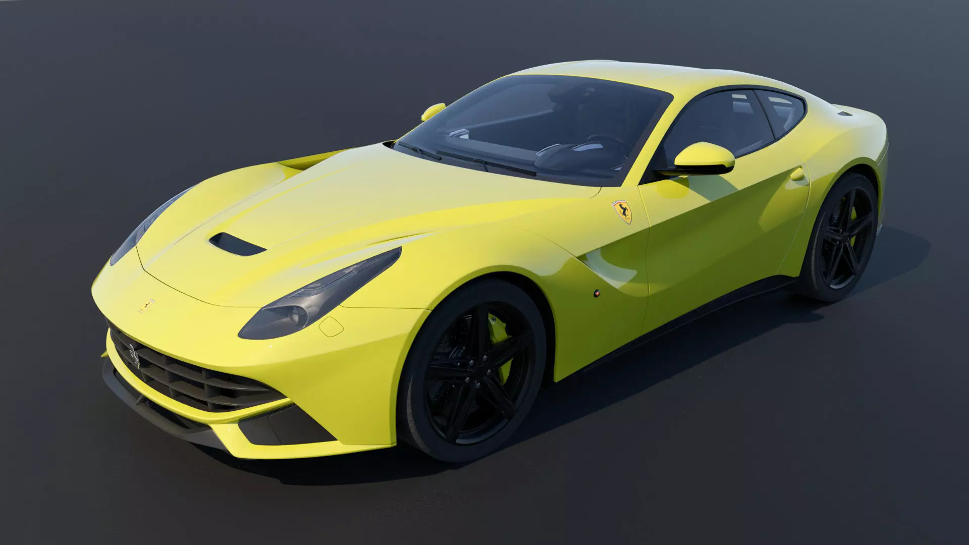Ferrari sports car 3D model_0