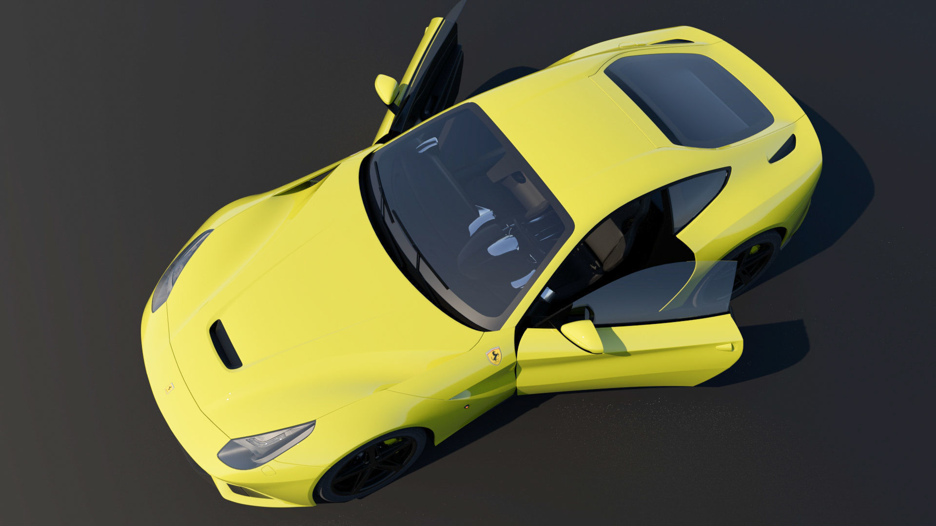 Ferrari sports car 3D model_9