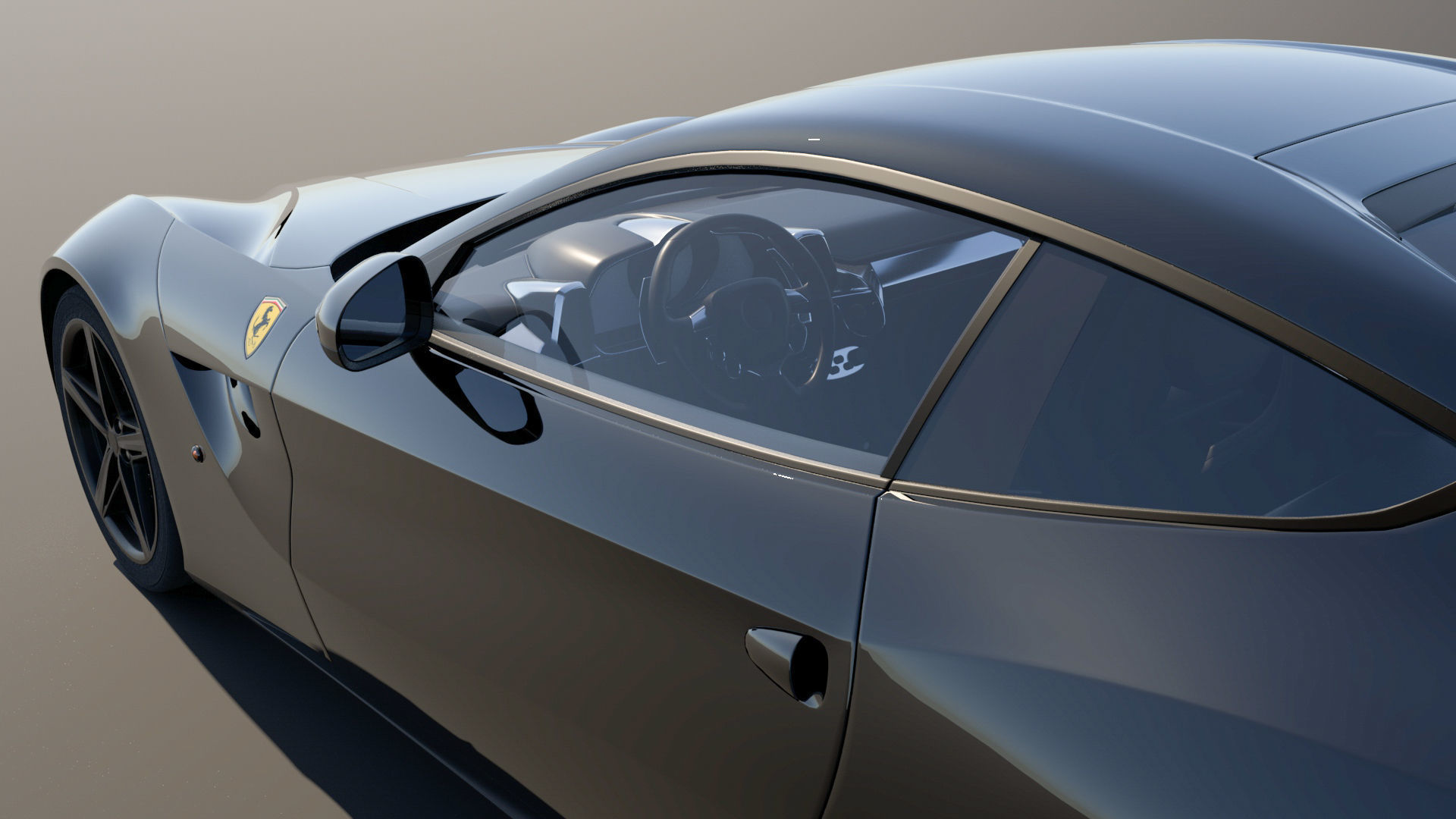 Ferrari sports car 3D model_12