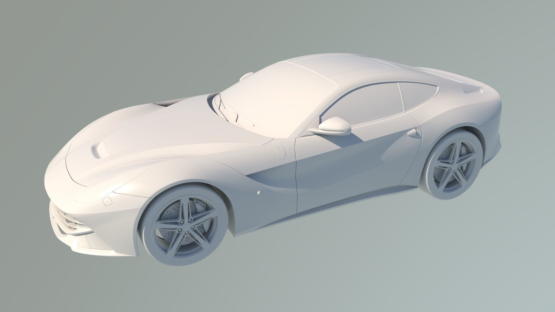 Ferrari sports car 3D model_20