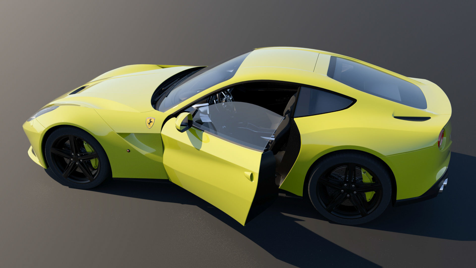 Ferrari sports car 3D model_18