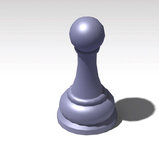 Chess Pawn Free 3D print model_1