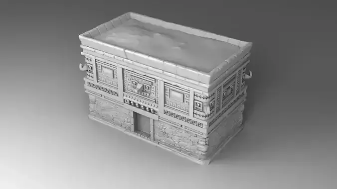 Temple of Maya 3D print model Temple of Maya 3D print model
