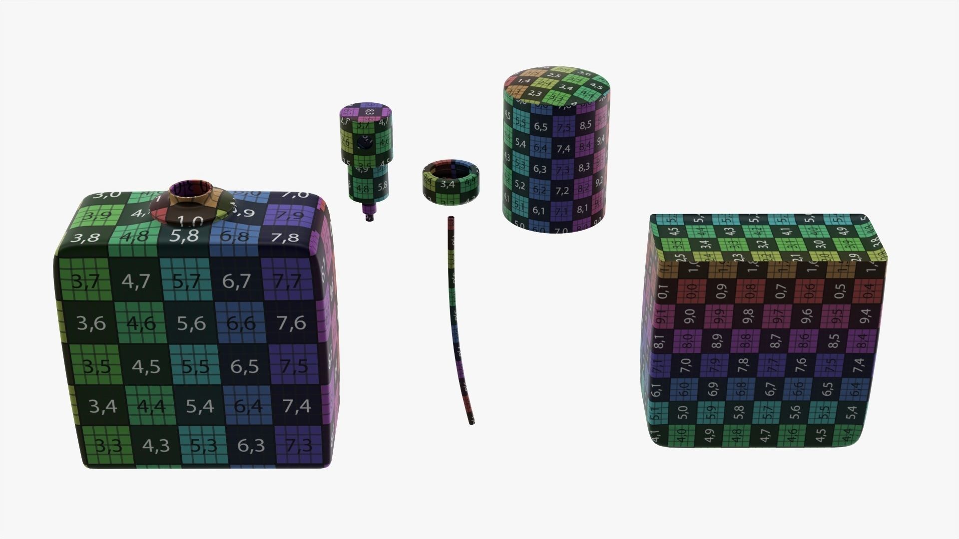 Perfume bottle mockup 13 3D model_8