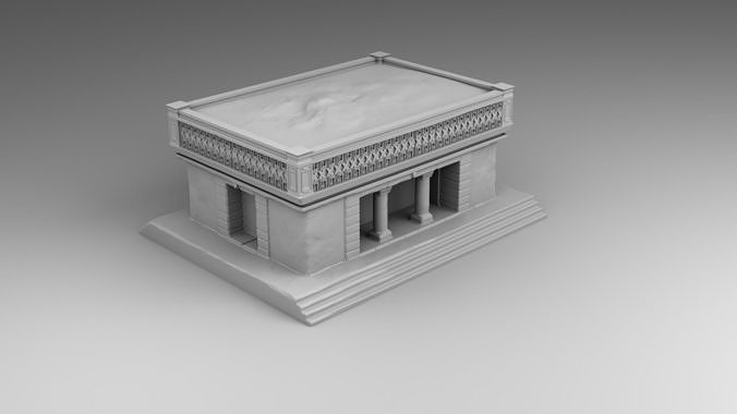 The palace of Maya 3D print model