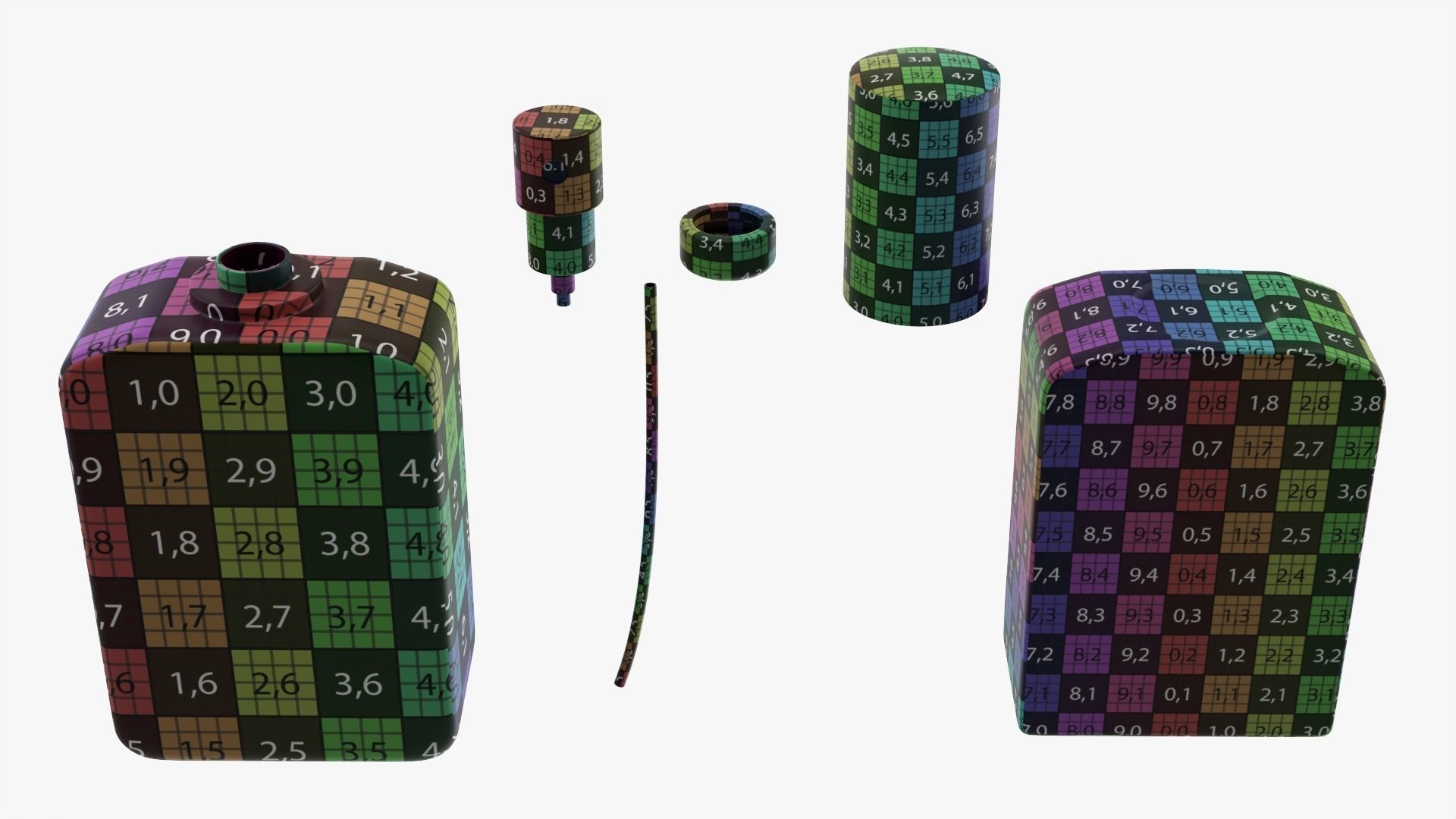 Perfume bottle mockup 17 3D model_8