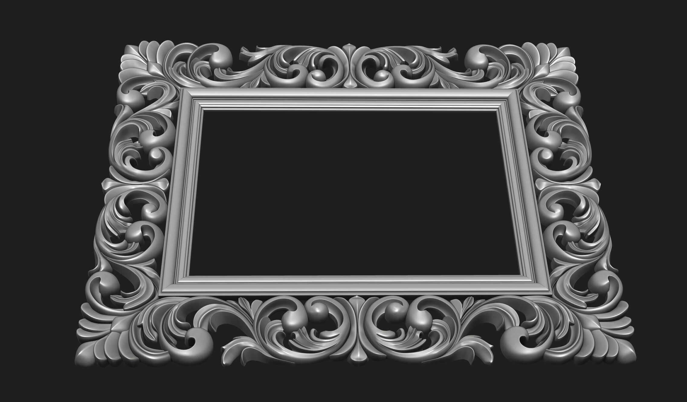FRAME-MIRROR 001 3D print model_18