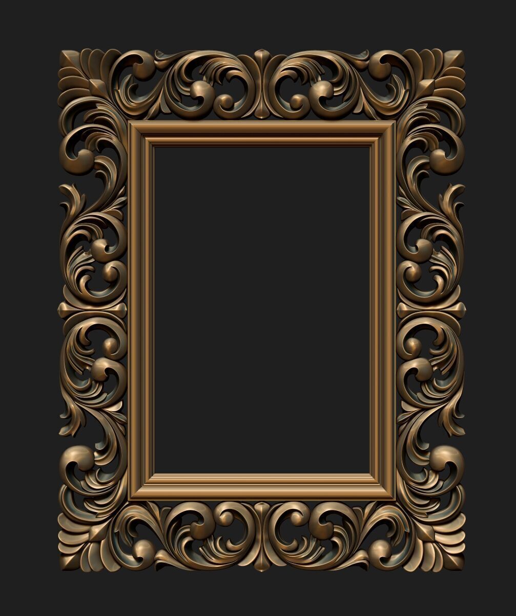 FRAME-MIRROR 001 3D print model_12