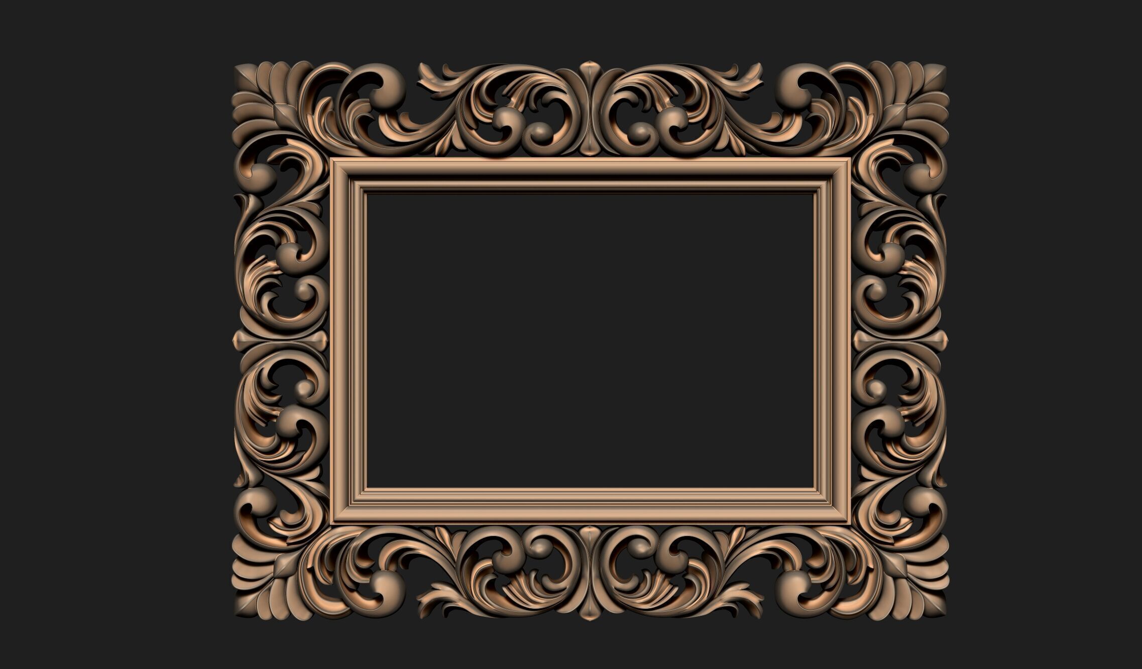 FRAME-MIRROR 001 3D print model_14