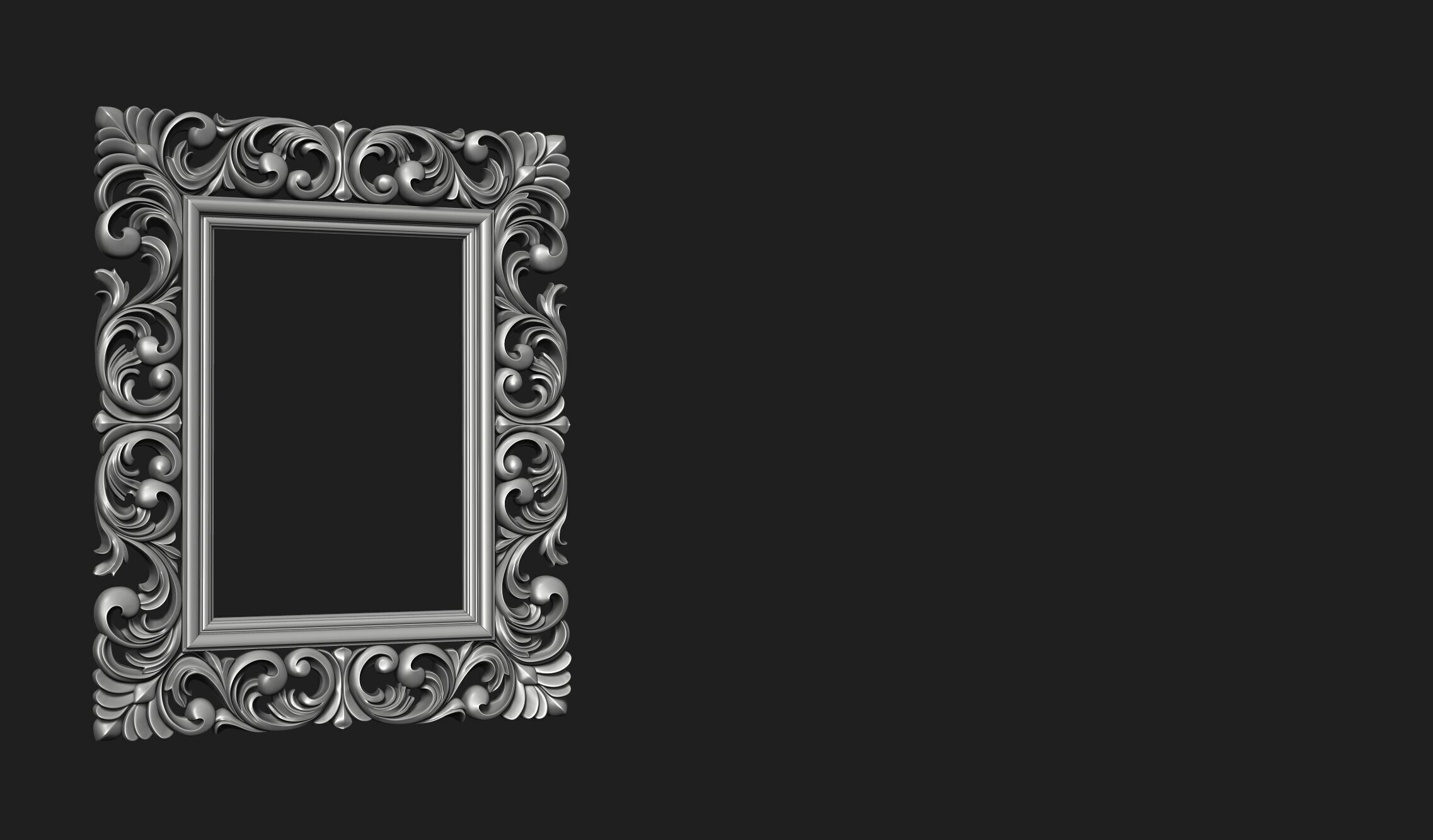 FRAME-MIRROR 001 3D print model_17