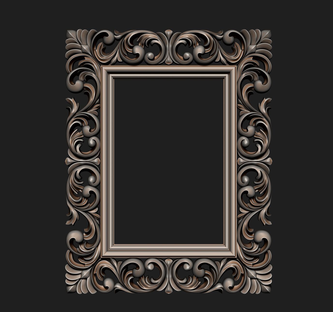 FRAME-MIRROR 001 3D print model_25