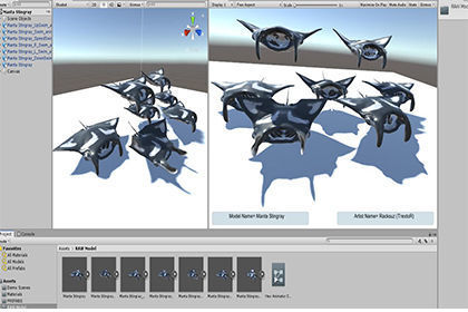 Manta Stingray 6 Animations Unity and UE4 Low-poly 3D model_42