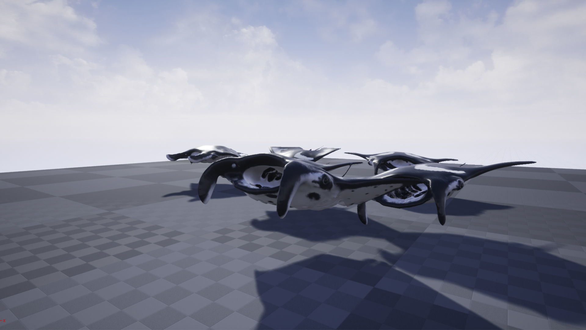 Manta Stingray 6 Animations Unity and UE4 Low-poly 3D model_19