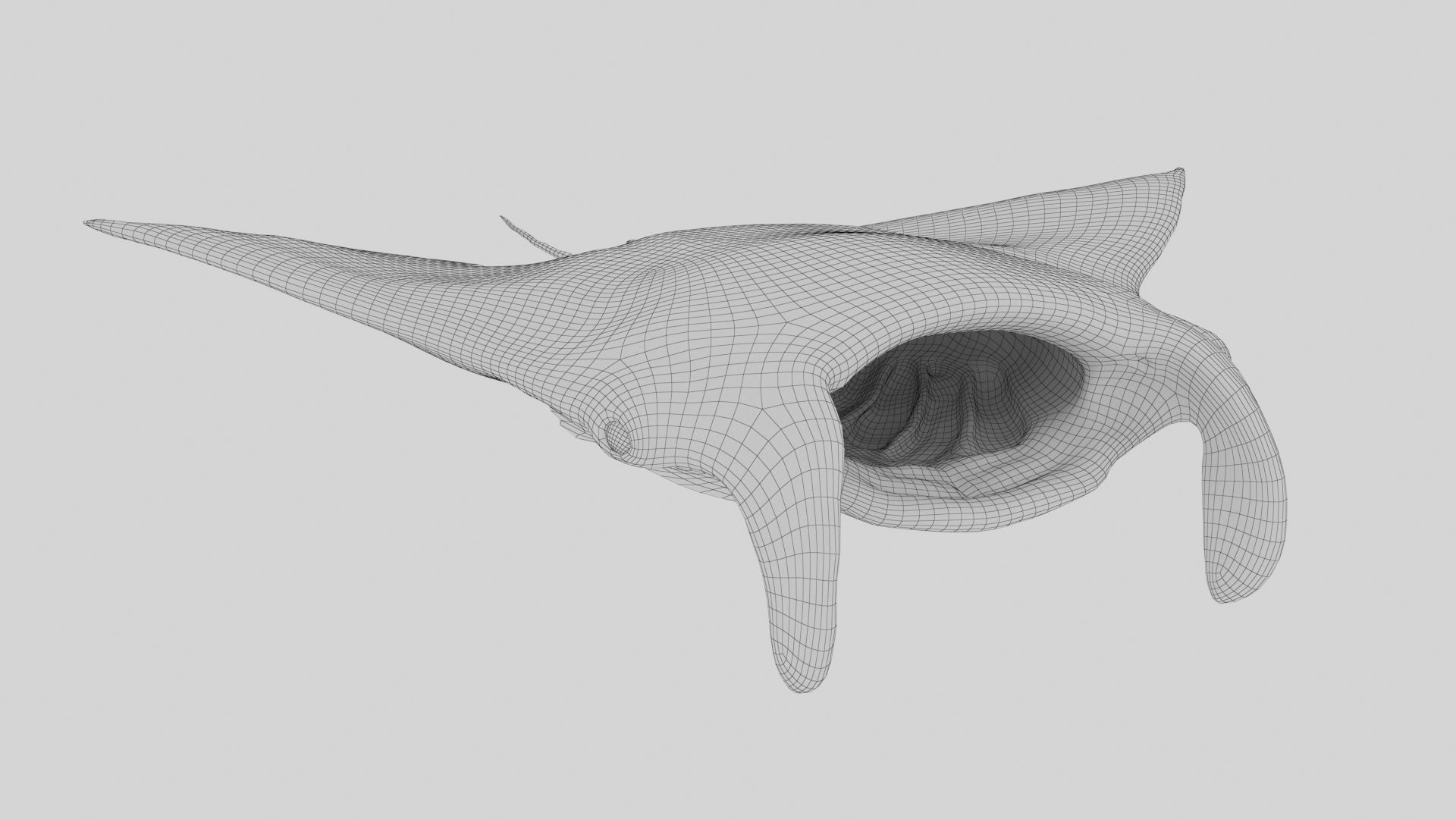 Manta Stingray 6 Animations Unity and UE4 Low-poly 3D model_36