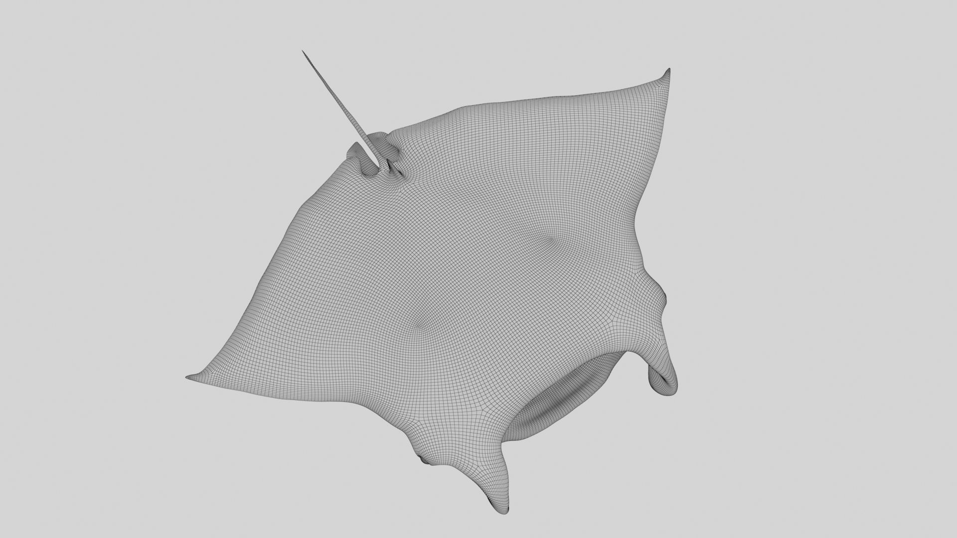 Manta Stingray 6 Animations Unity and UE4 Low-poly 3D model_40
