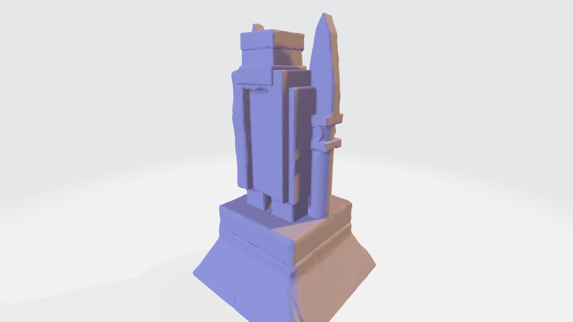 The idol of Maya 3D print model_5