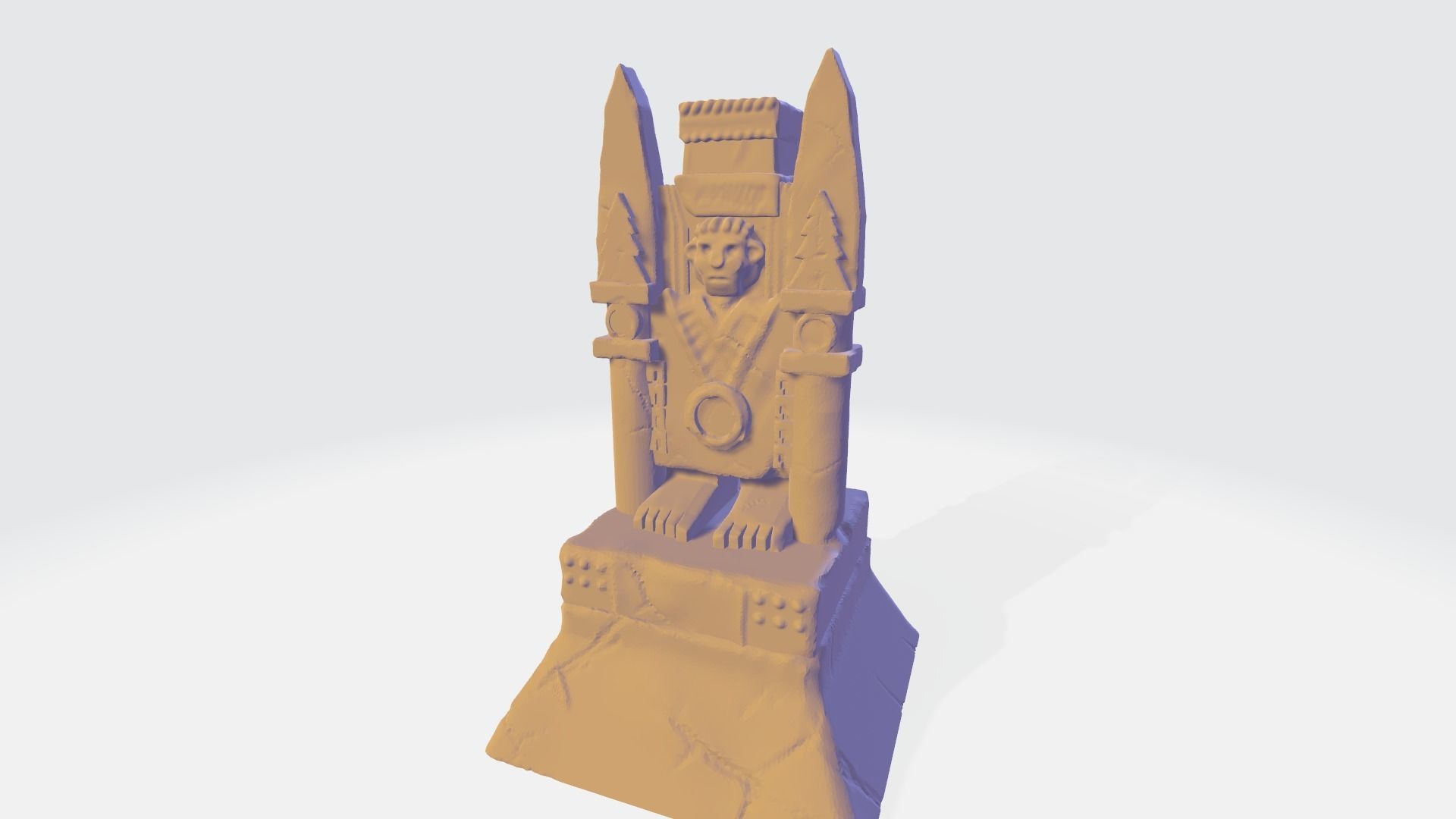 The idol of Maya 3D print model_3