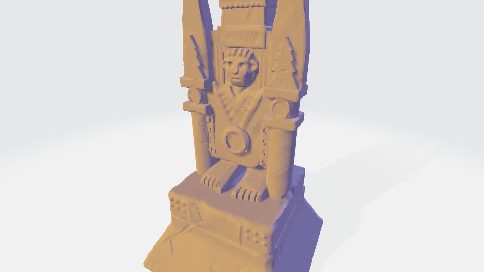 The idol of Maya 3D print model_4