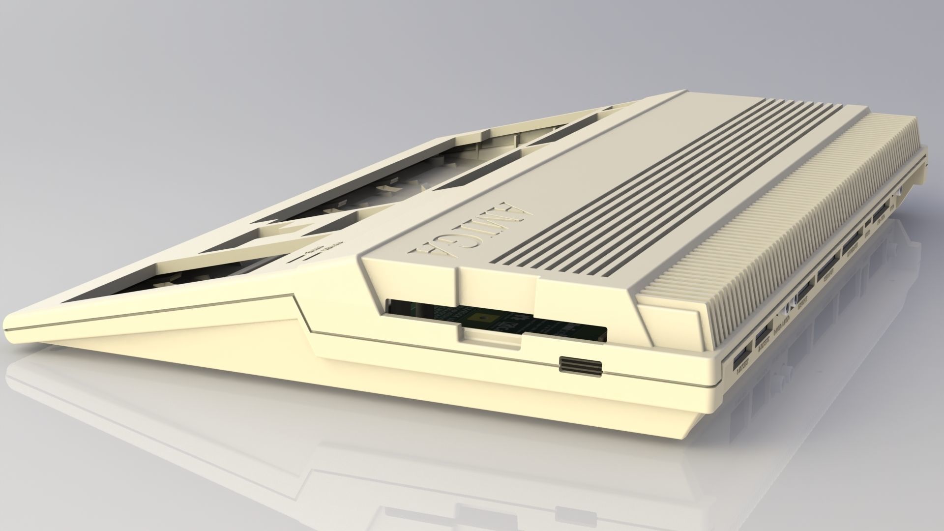 Commodore Amiga 500 3d printed enclosure 3D print model_12