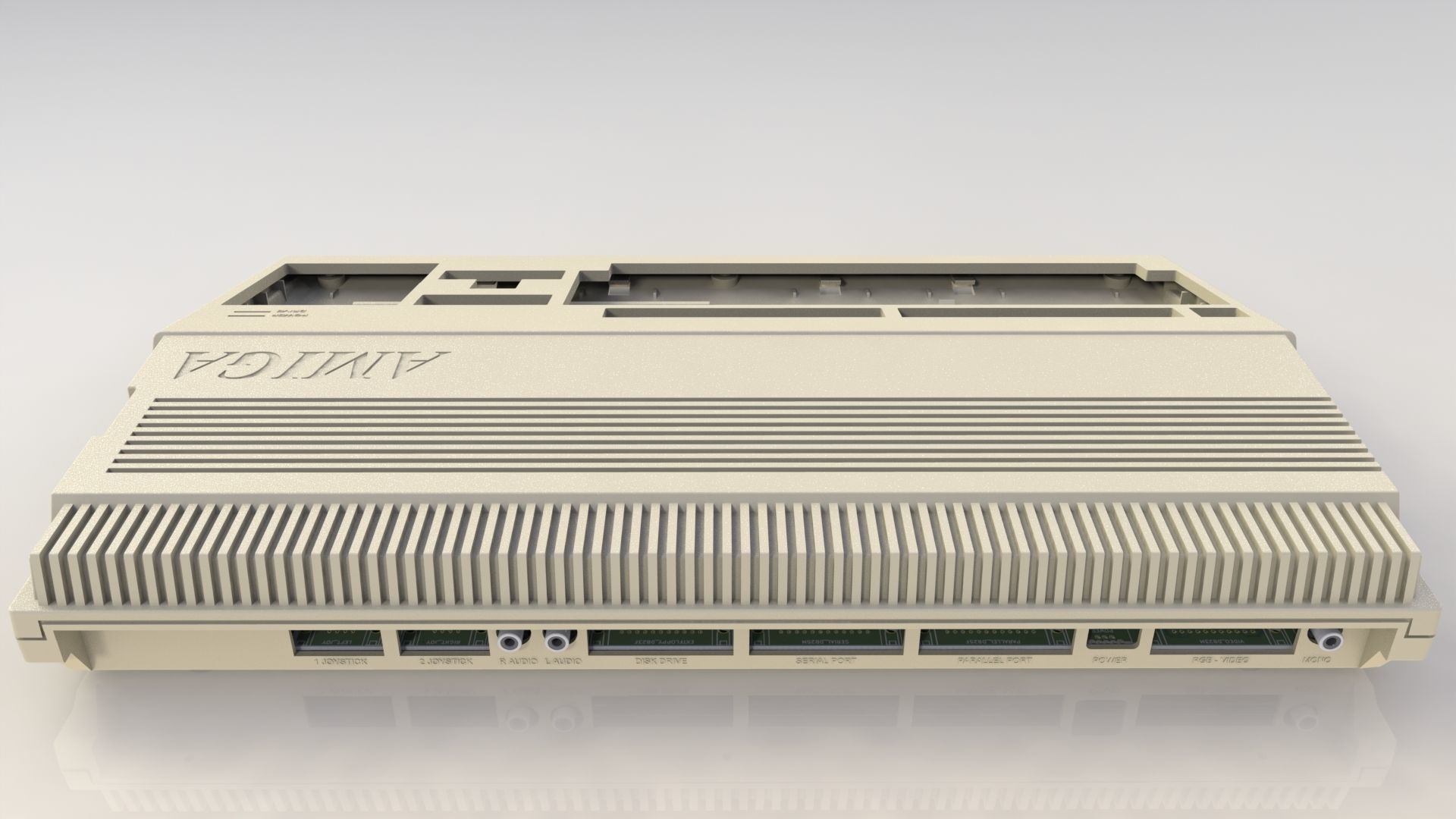 Commodore Amiga 500 3d printed enclosure 3D print model_13