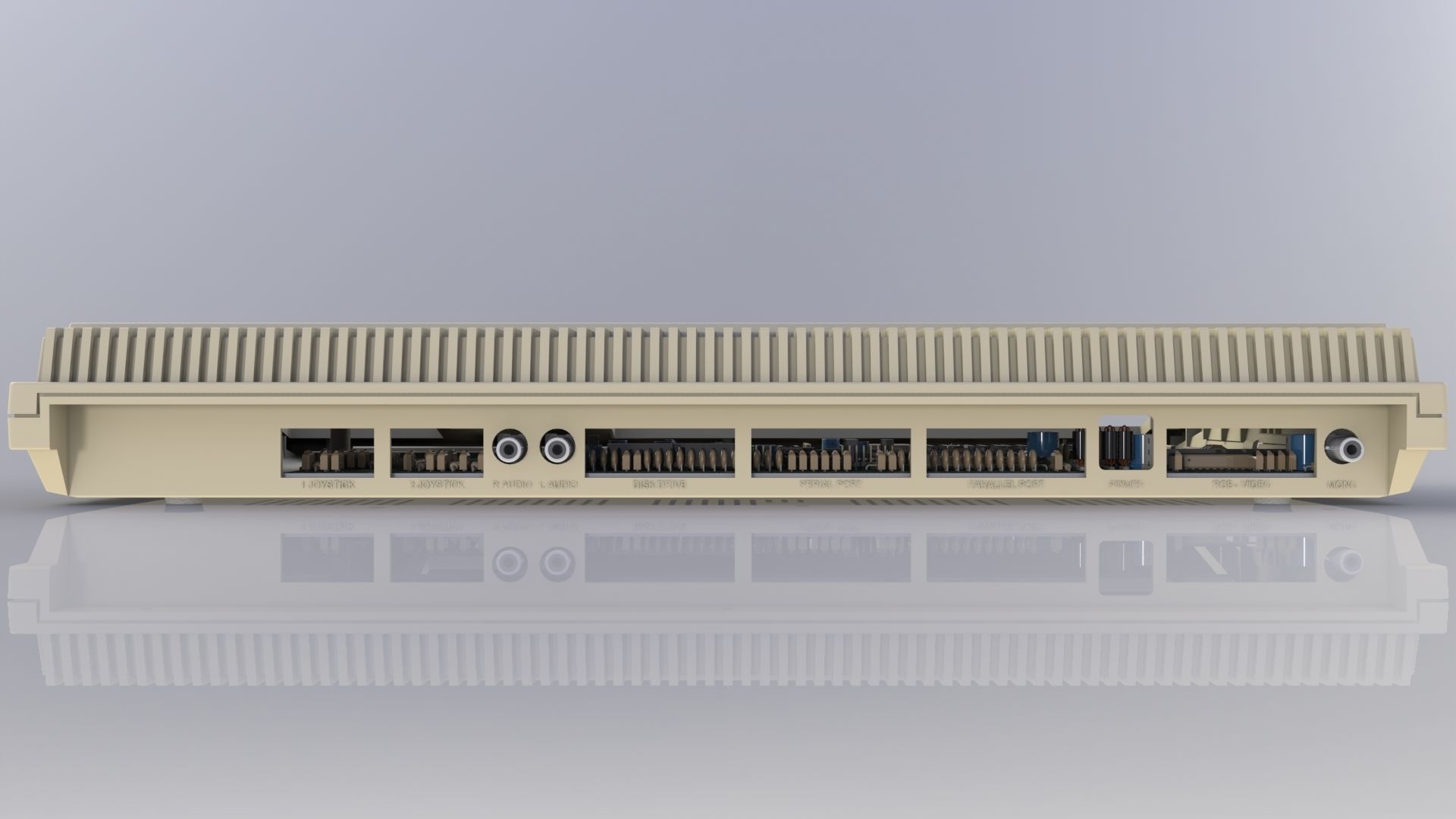 Commodore Amiga 500 3d printed enclosure 3D print model_14
