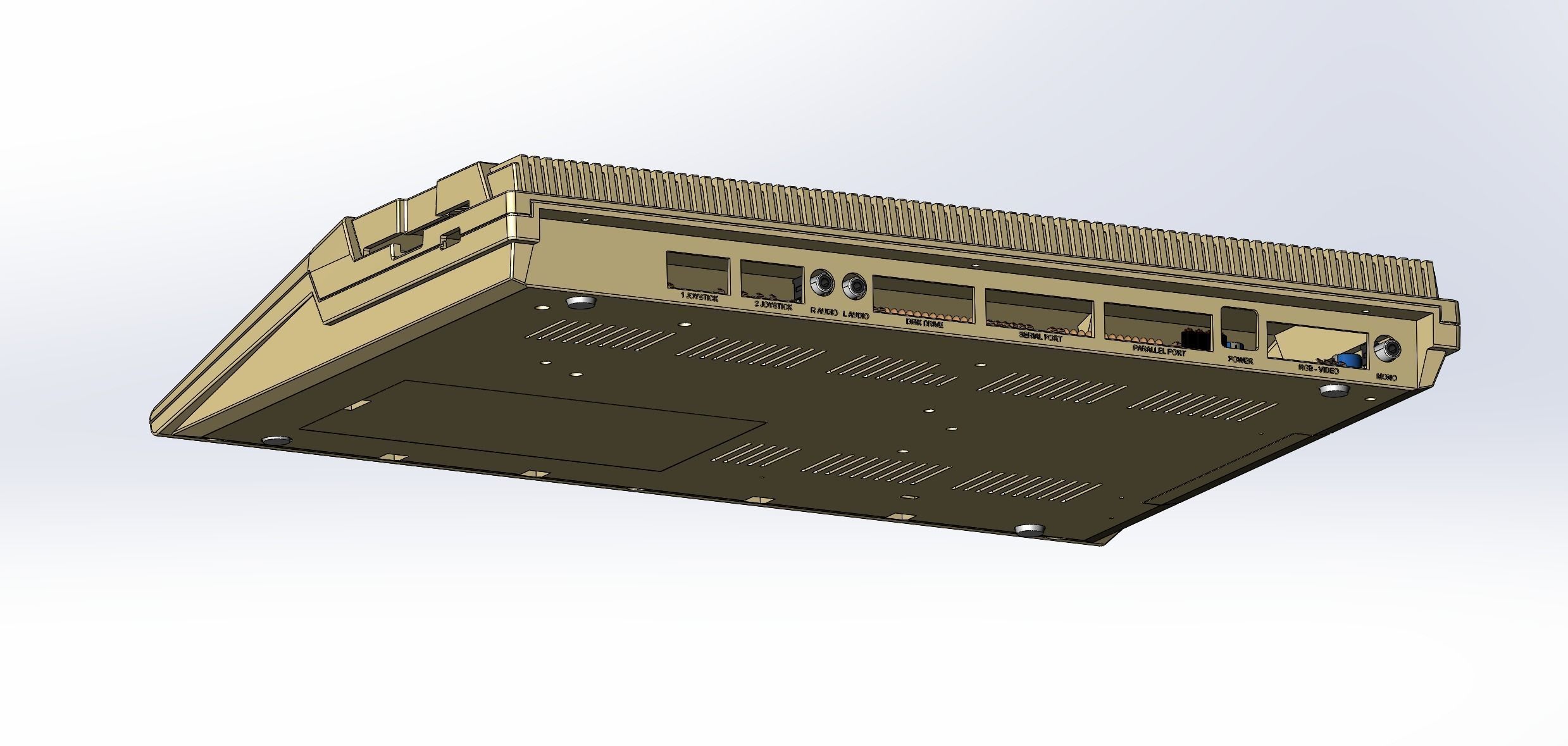 Commodore Amiga 500 3d printed enclosure 3D print model_19