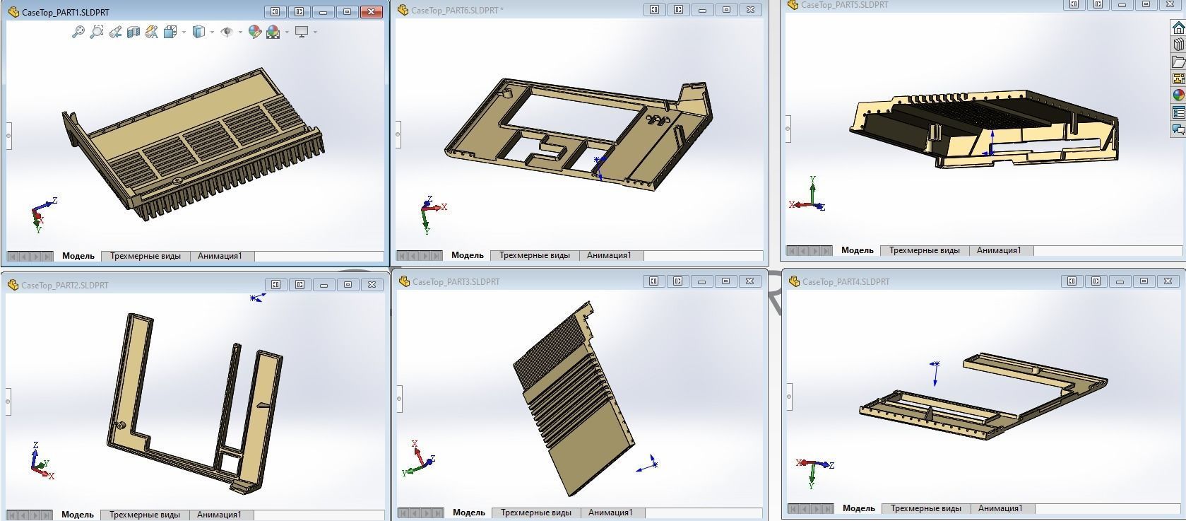 Commodore Amiga 500 3d printed enclosure 3D print model_26