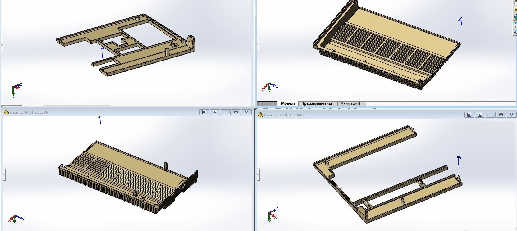 Commodore Amiga 500 3d printed enclosure 3D print model_23