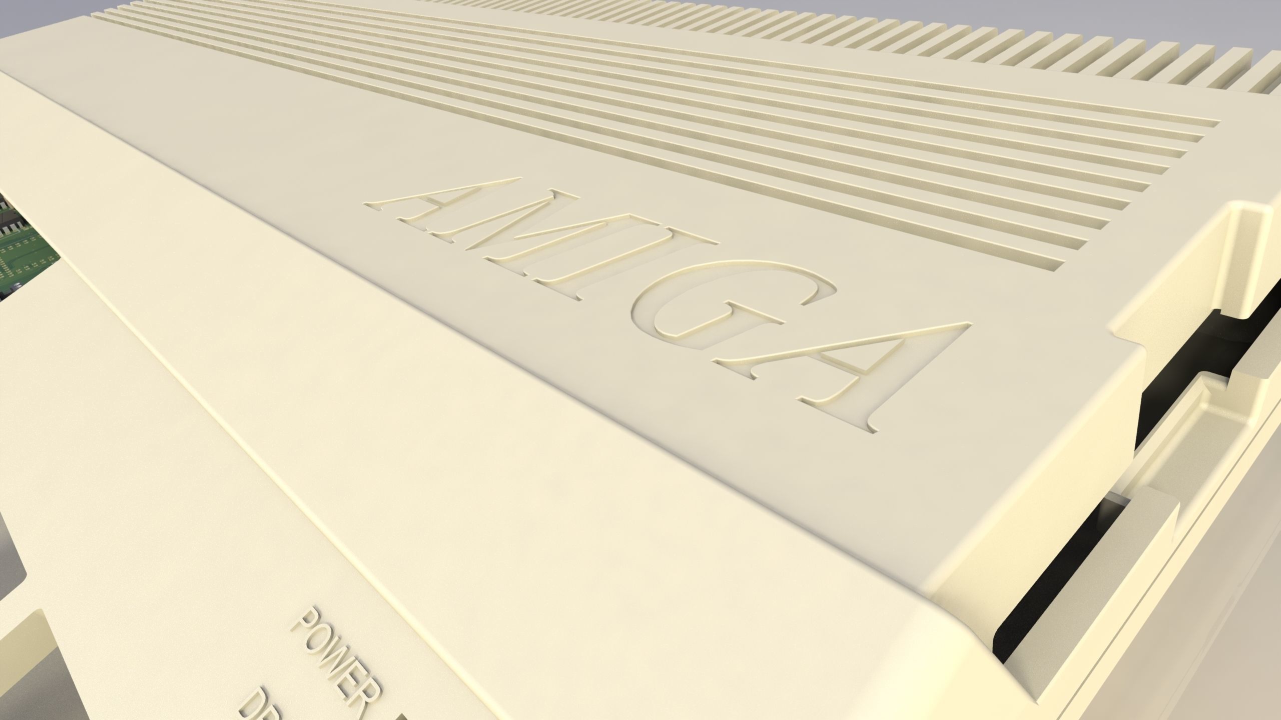 Commodore Amiga 500 3d printed enclosure 3D print model_3