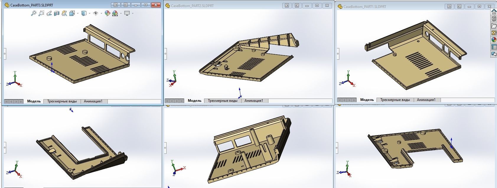 Commodore Amiga 500 3d printed enclosure 3D print model_25