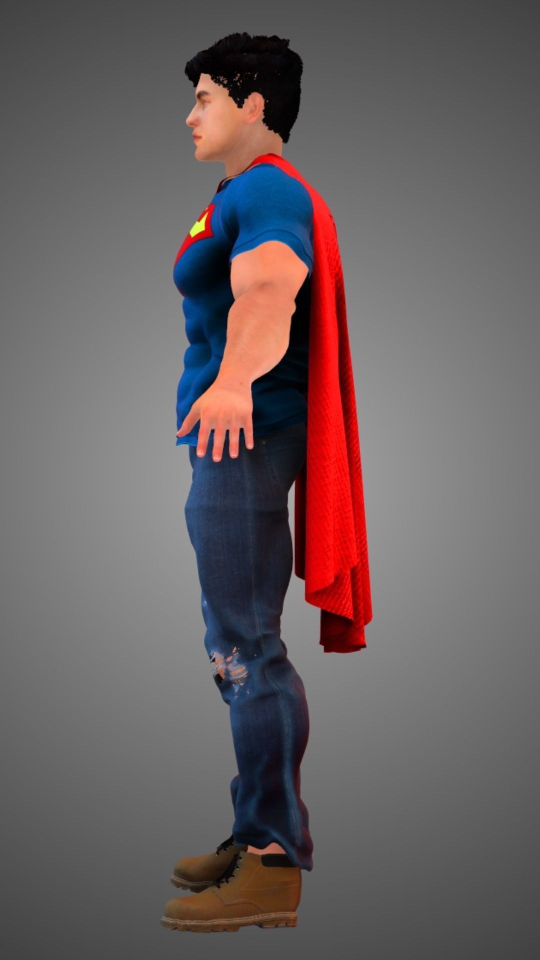 Young Superman - New 52 3D model_6