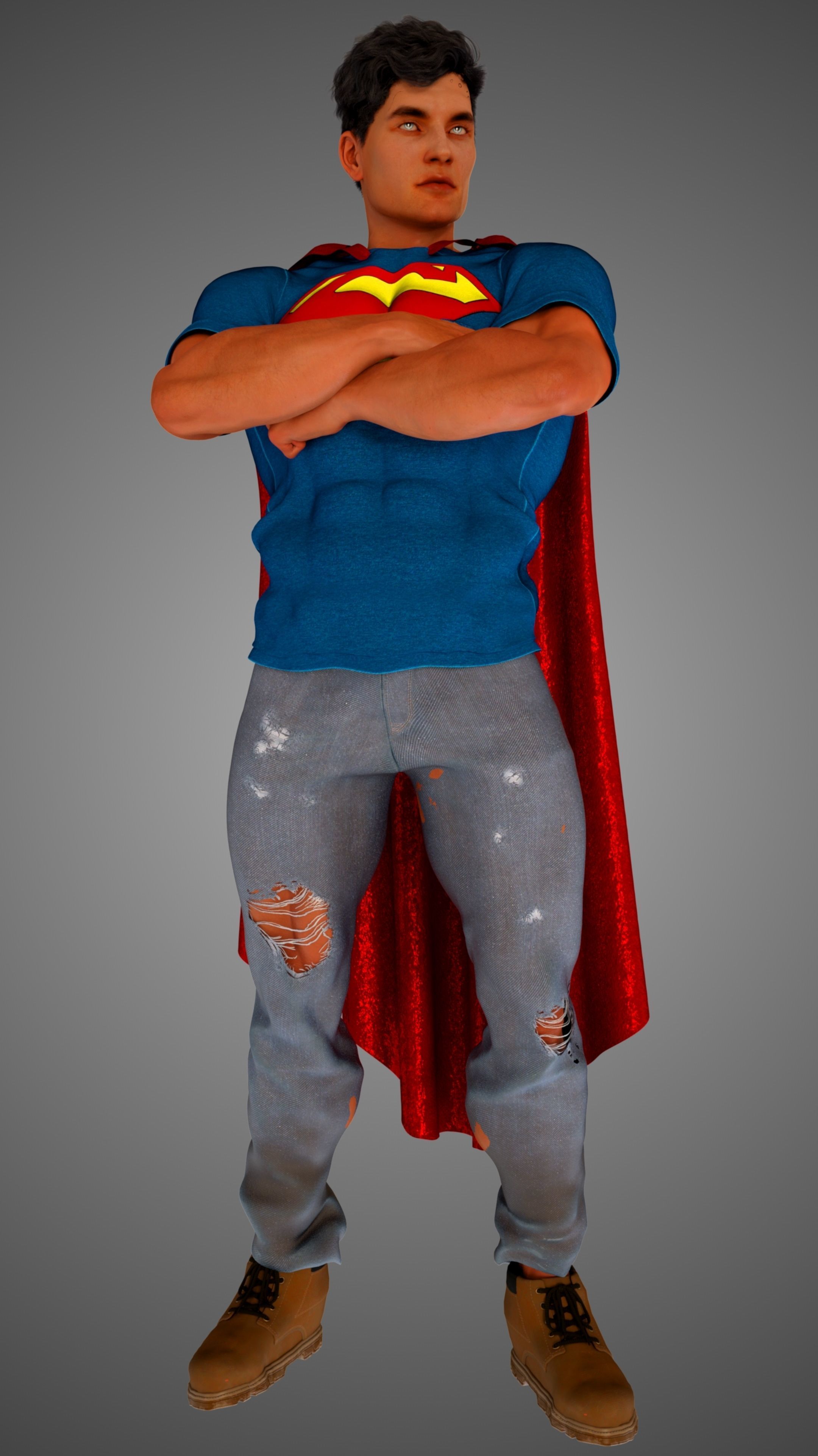 Young Superman - New 52 3D model_10