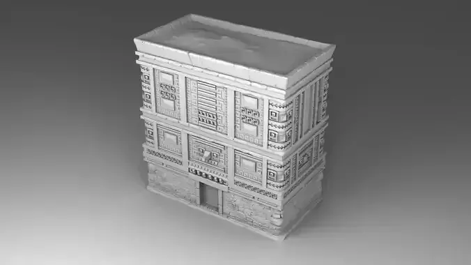 Grand build of Maya 3D print model