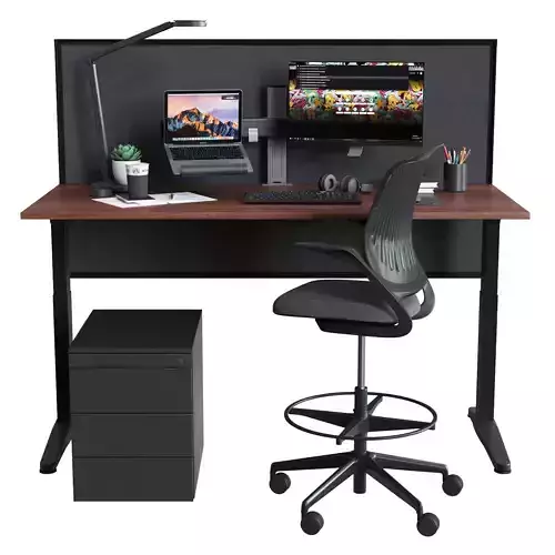 Steelcase - Standing WorkStation 3D model