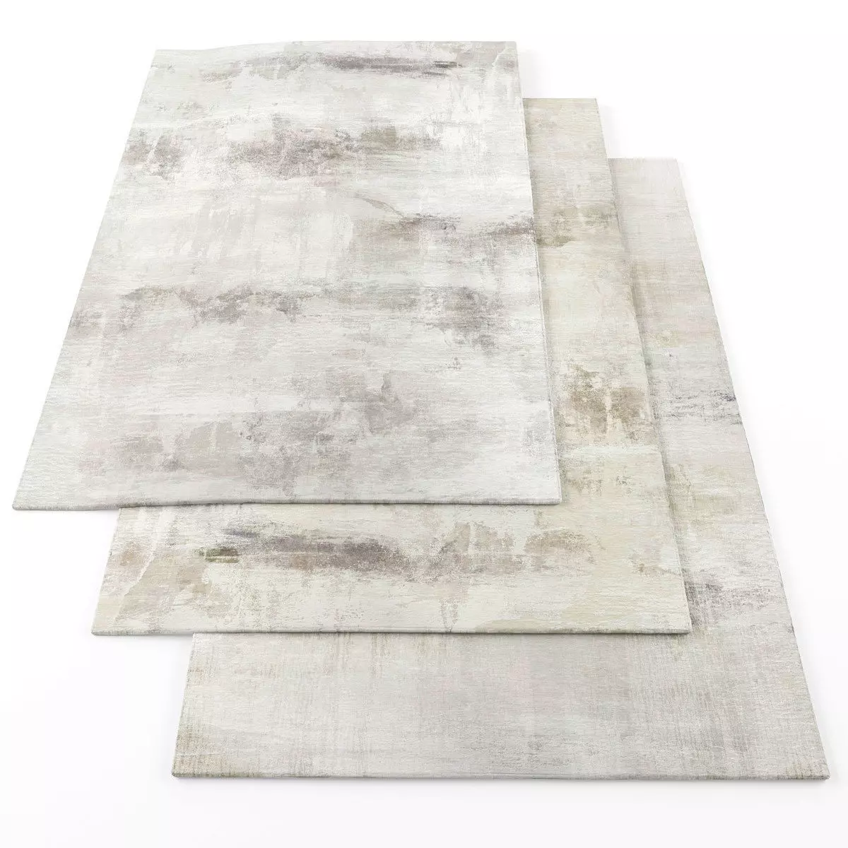 Rugs-1059 three rugs Low-poly 3D model_0