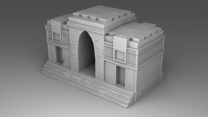 The palace of Maya 3D print model
