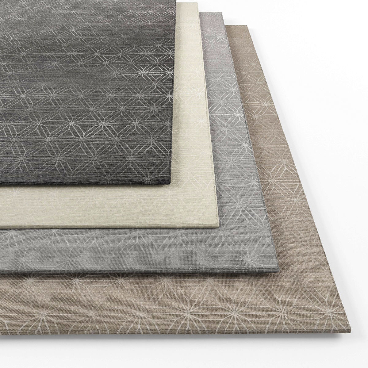 Rugs-1060 geometric rugs for living room Low-poly 3D model_1