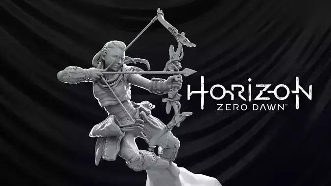Aloy - Horizon Zero Dawn 3D print model