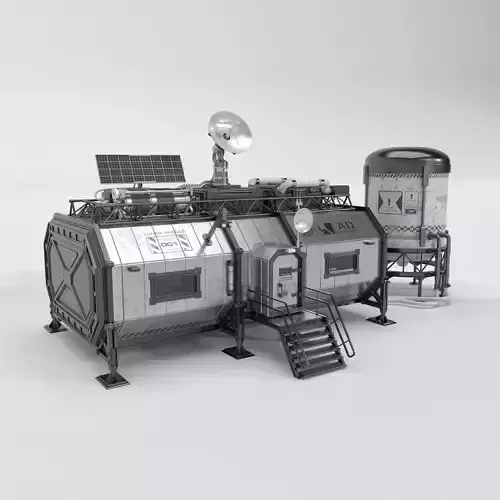 Lunar habitat  3D model