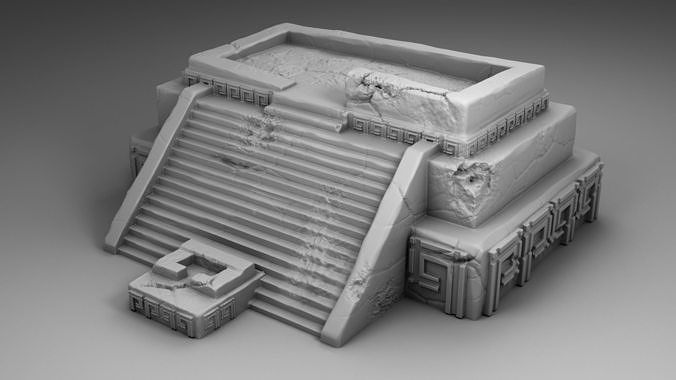 The pantheon of Maya 3D print model