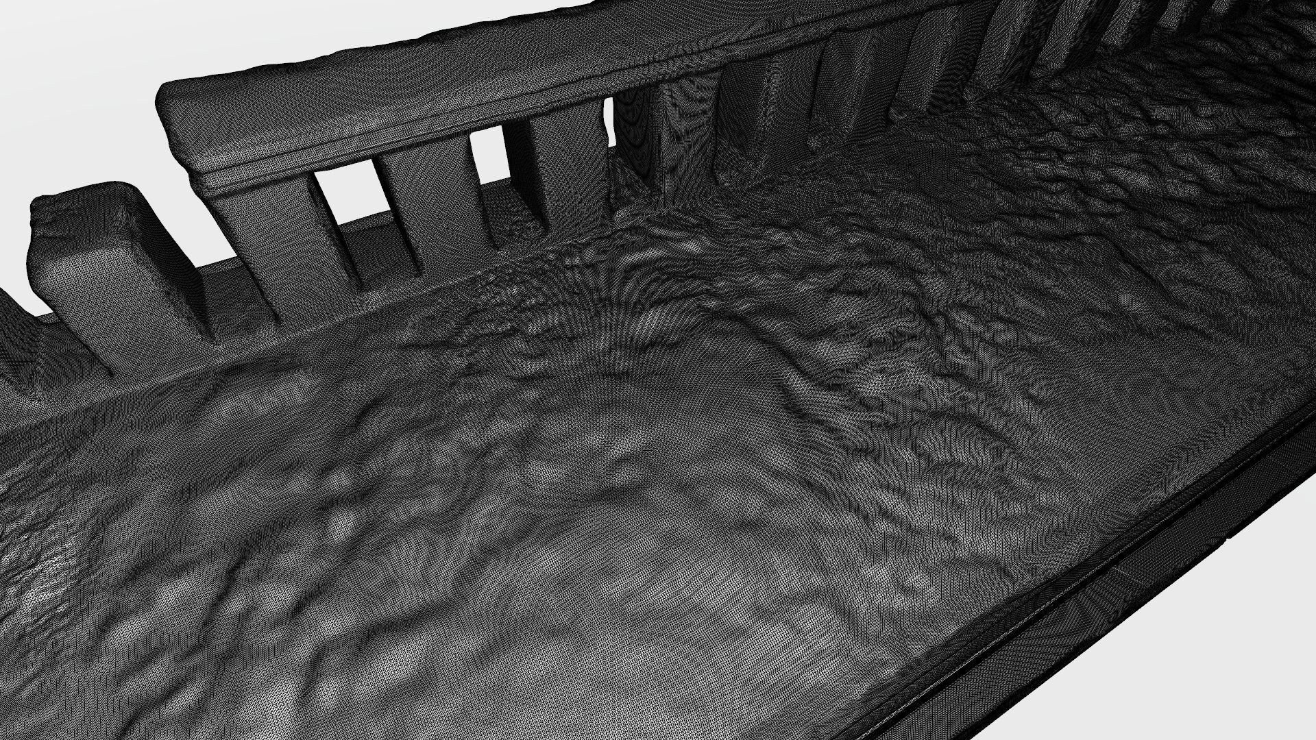 Large temple of Maya 3D print model_5