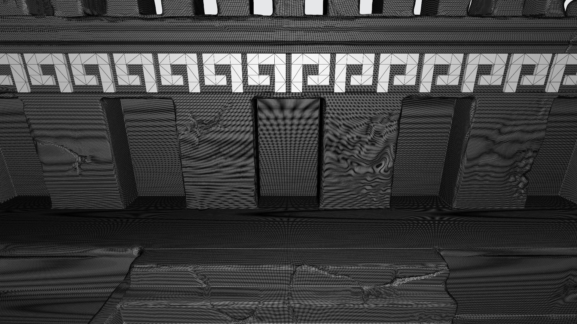 Large temple of Maya 3D print model_4