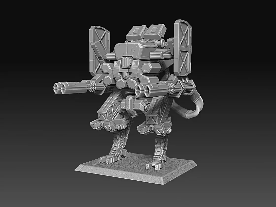 Police Mech 3D print model_0